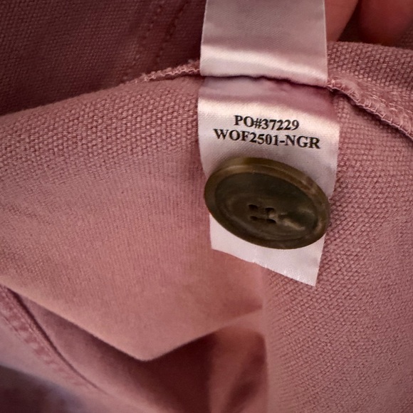 NWT Faherty Sunwashed Canvas Barn Jacket - Nostalgia Rose XS/S - Picture 6 of 7